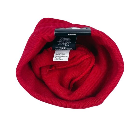 Supreme x New Era FW20 Cross Box Logo Beanie Red - Picture 5 of 5